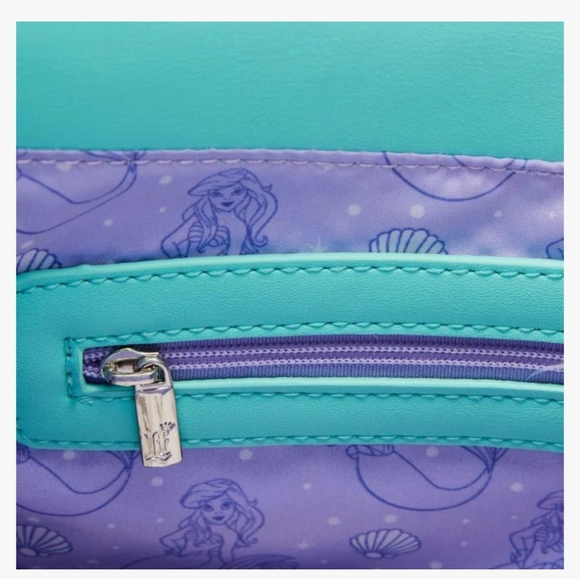 Loungefly Little Mermaid Purse - Picture 5 of 6